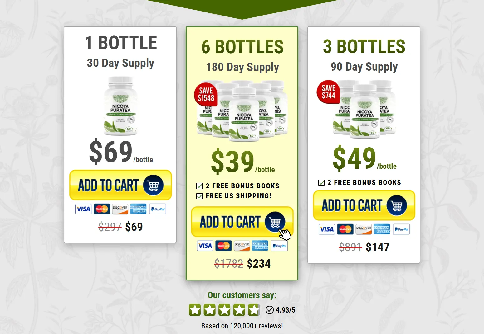 nicoya puratea price